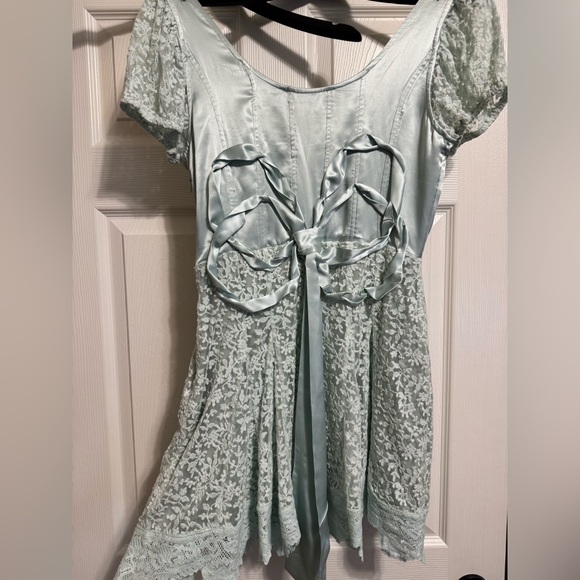 Womens LoveShackFancy Florent Dress Enchanted Leaves size 6 new with tags - Picture 2 of 4